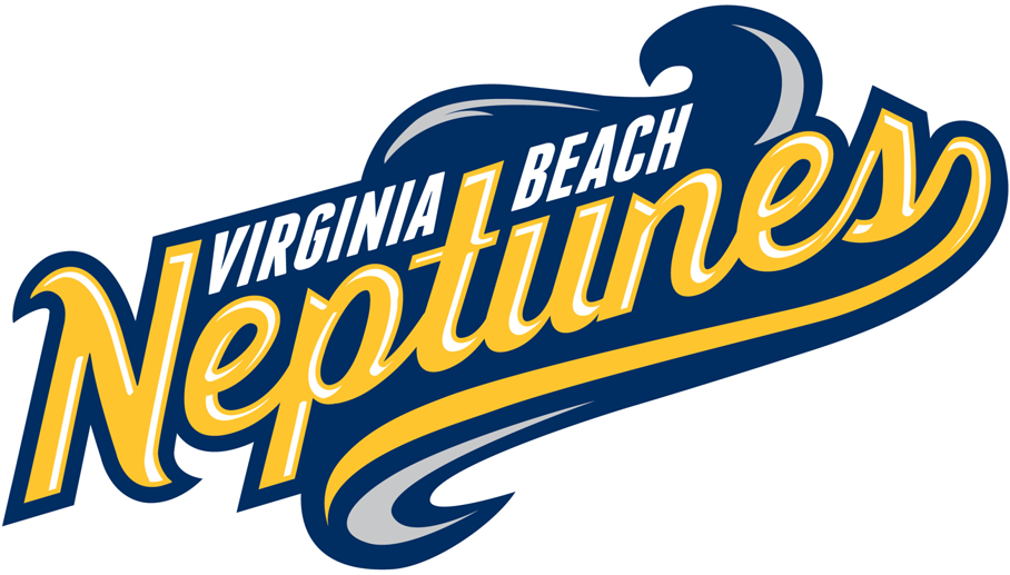 Virginia Beach Neptunes 2016-Pres Wordmark Logo v2 iron on heat transfer